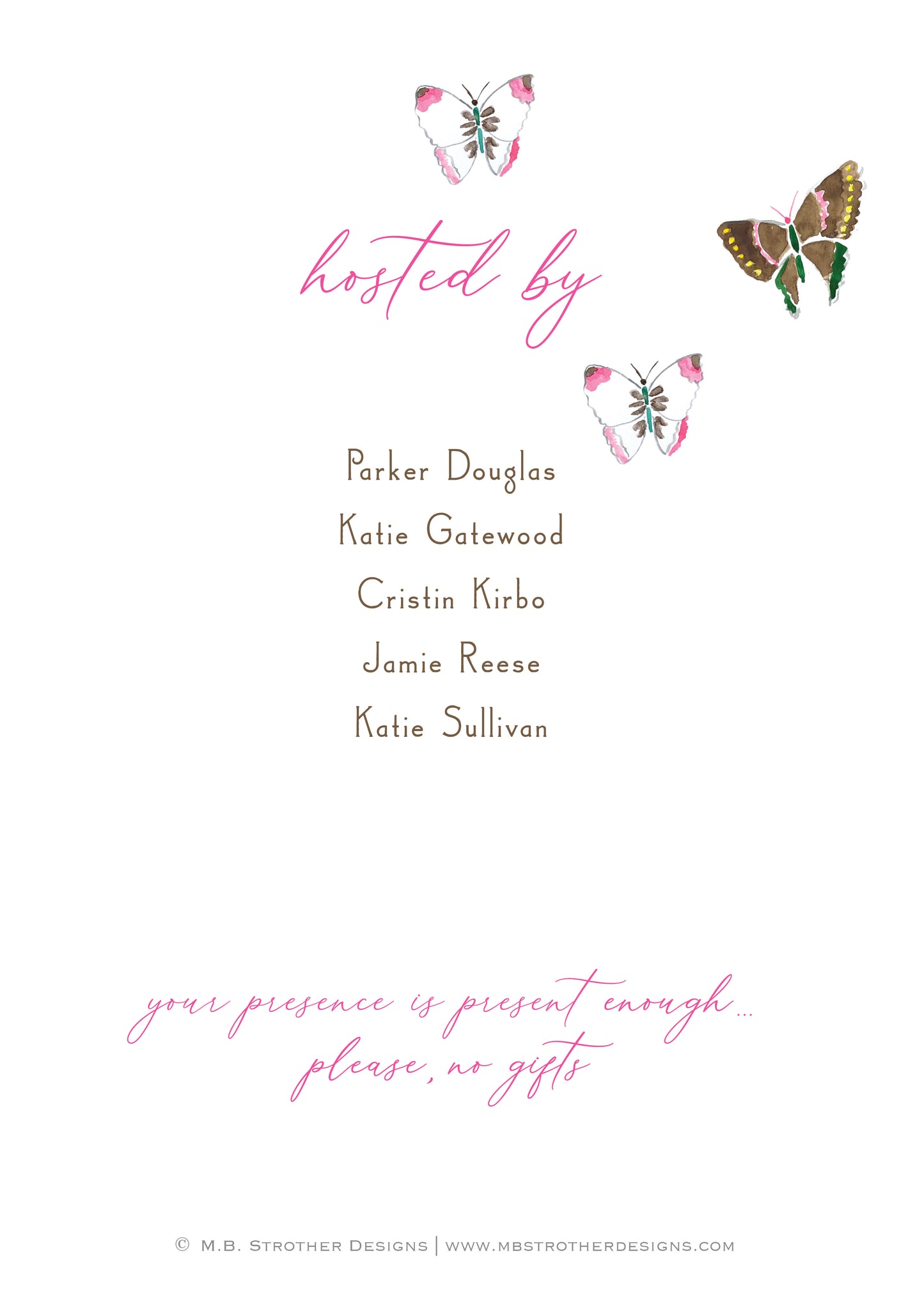 Citrus Garden Invitation