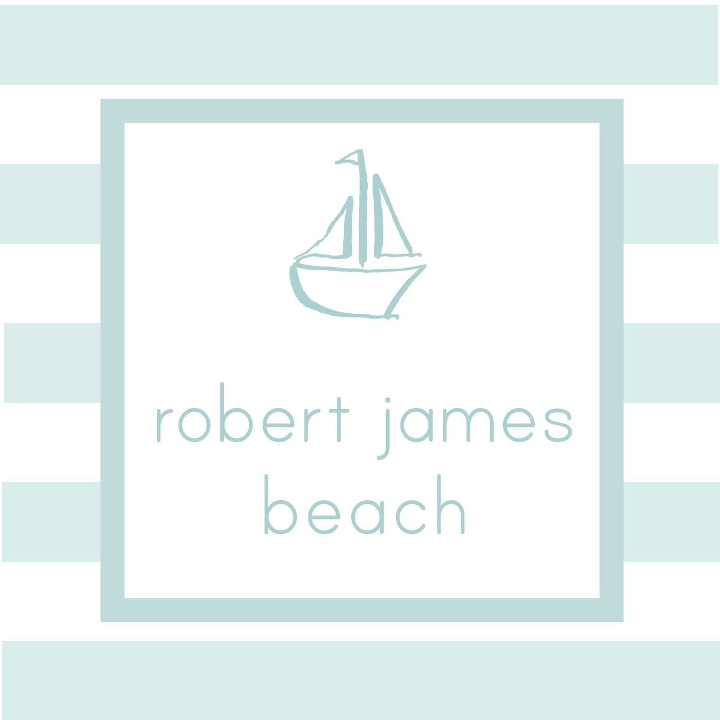 Sailboat Enclosure Card