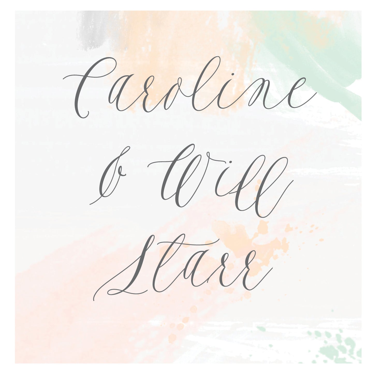 Watercolor Brush Enclosure Card