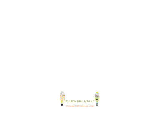 Jingle all the Way Nutcracker Christmas Card