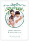 Orange and Bamboo (White) Christmas Card