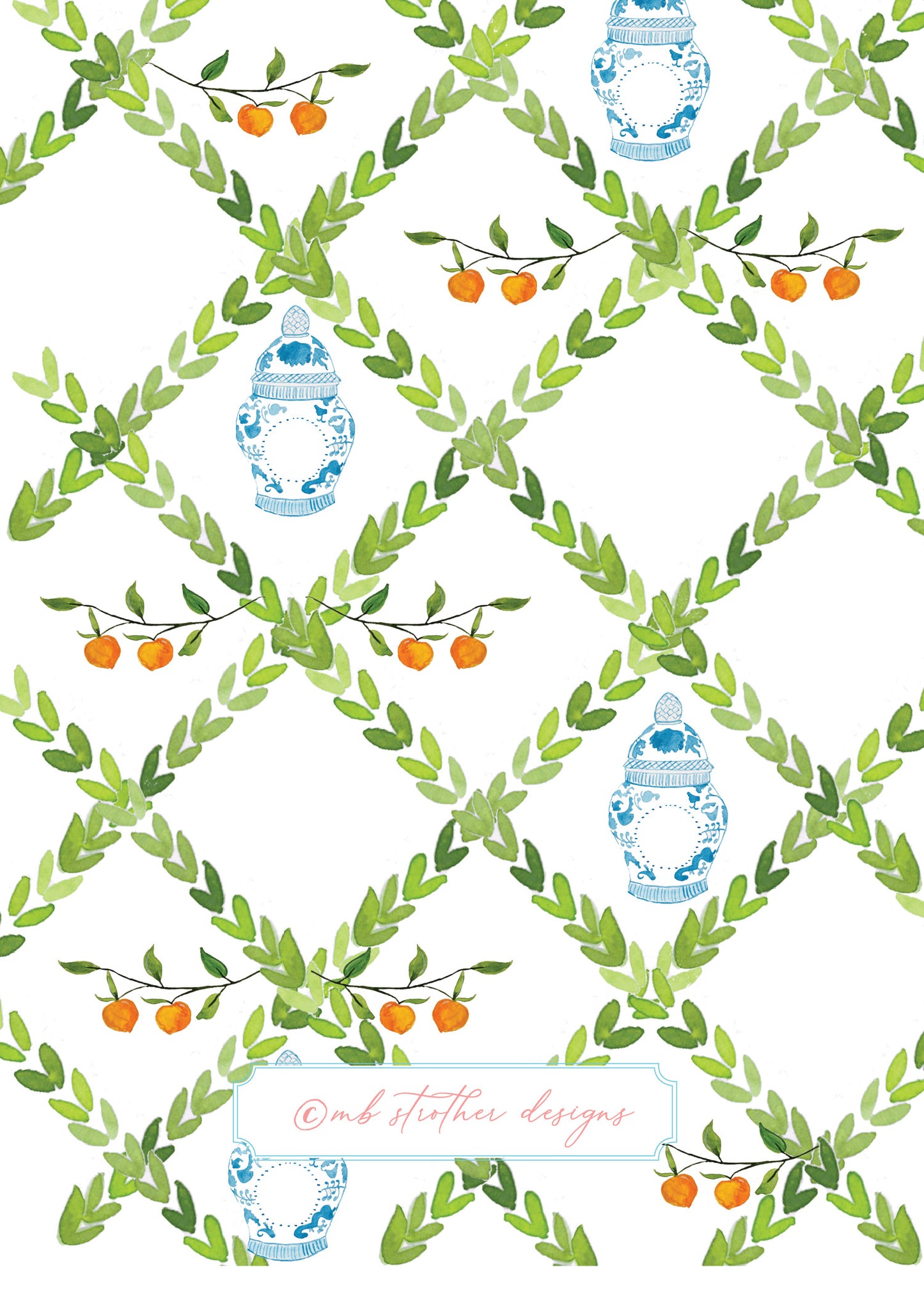 Ginger Jar Christmas Card
