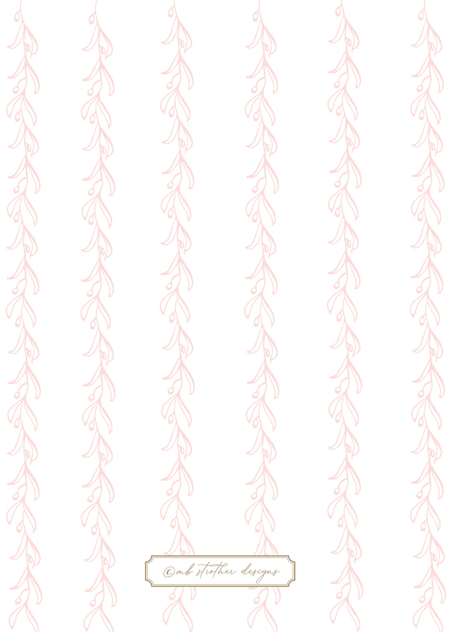 Merry Little Christmas Pink Card