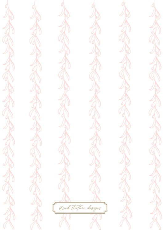 Merry Little Christmas Pink Card