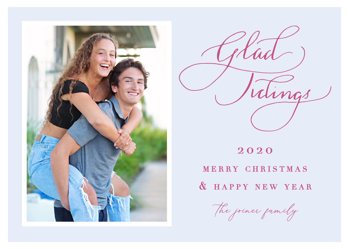 Glad Tidings Christmas Card