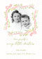 Sweet Pink Christmas Card