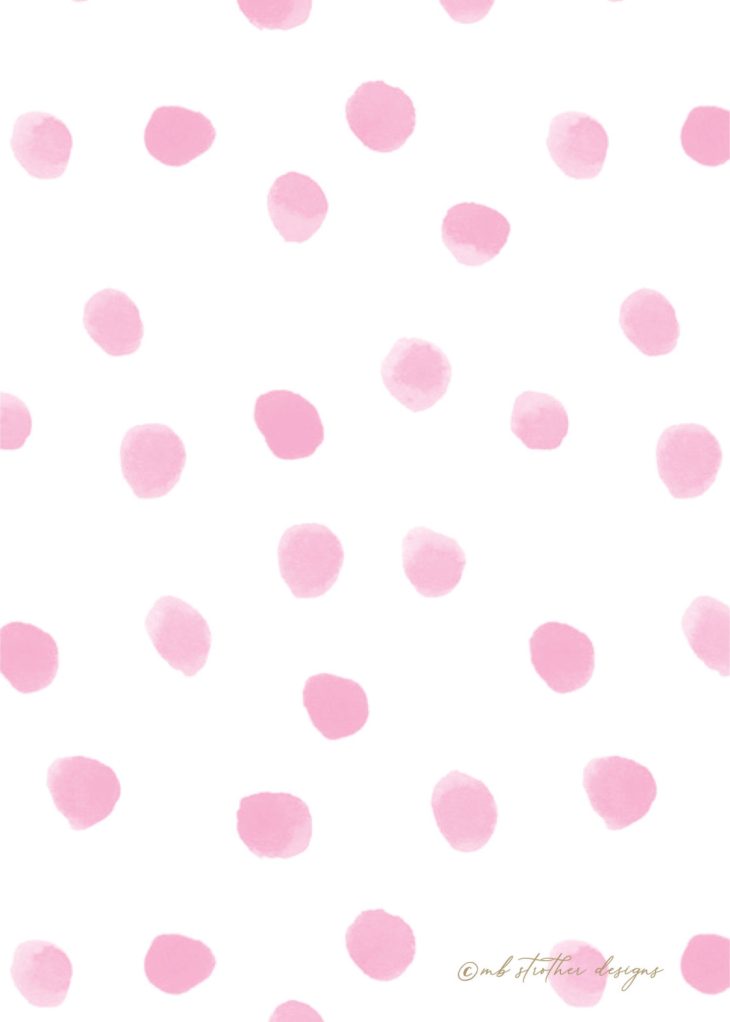 Pink Plaid Ribbon & Pine Christmas Card