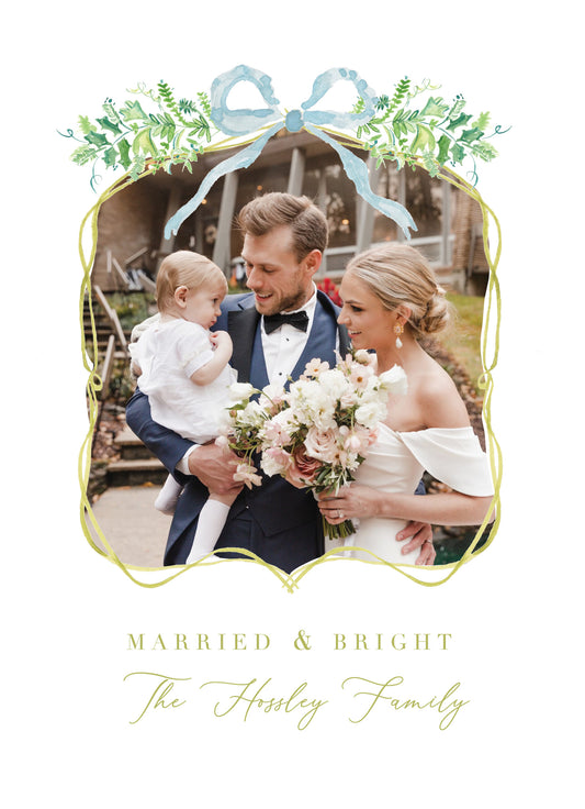 Holly & Ivy Christmas Card