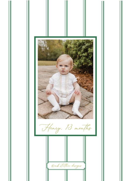 Holly & Ivy Christmas Card