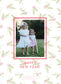 Pink and Red Holly Christmas Card