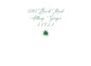 Merry and Bright Scallop Border Christmas Card