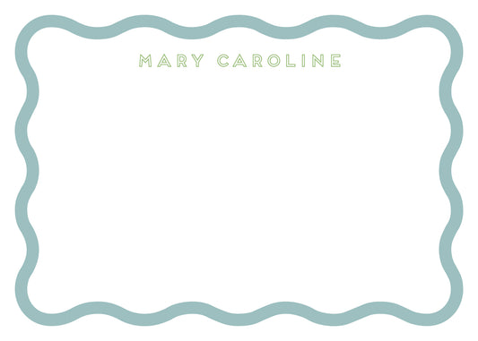 Making Waves Notecard- Sea Glass