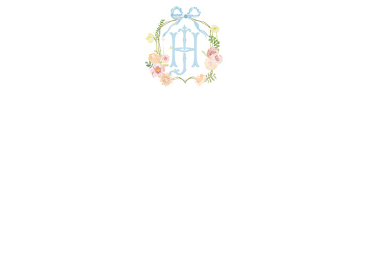 Intertwined Crest Notecard