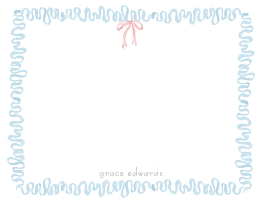 Pretty Ribbon Notecard