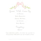 Rosebud and Pink Ribbon Invitation
