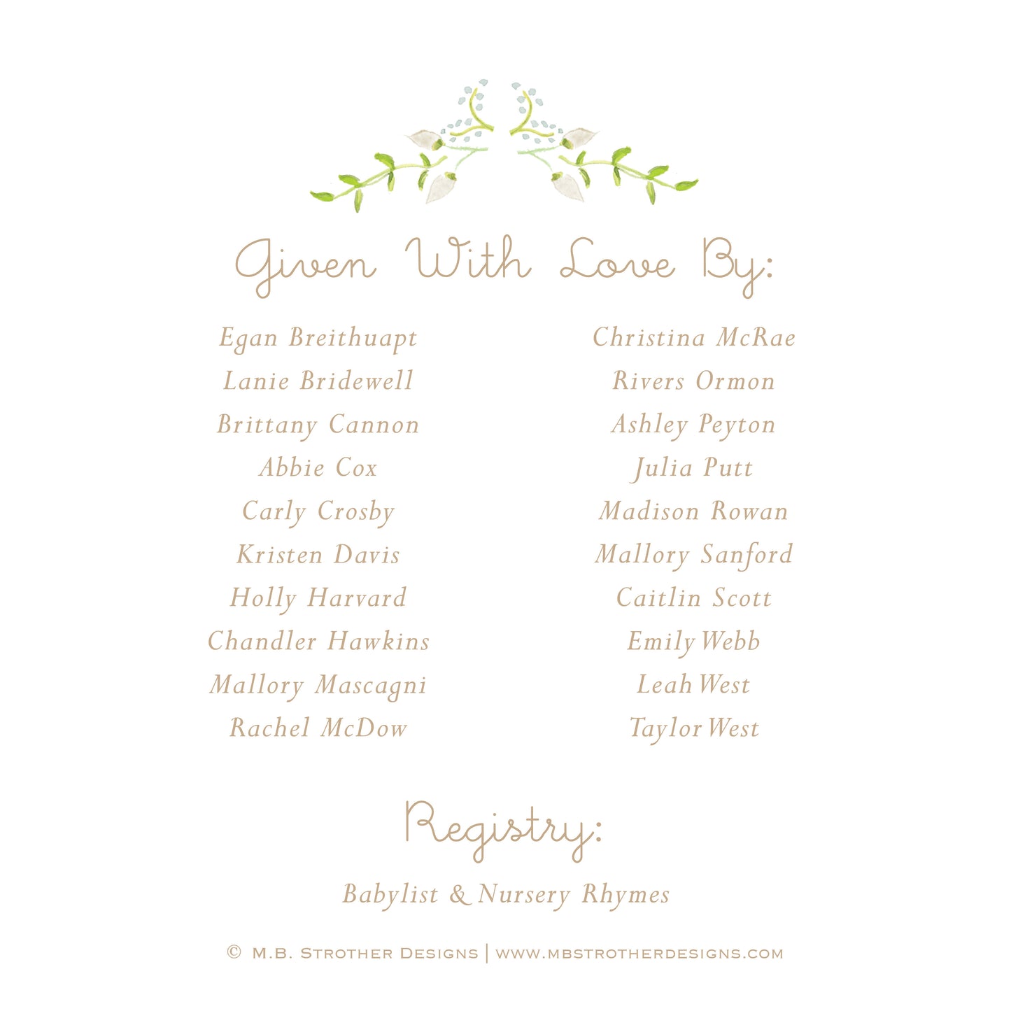 Pram Invitation