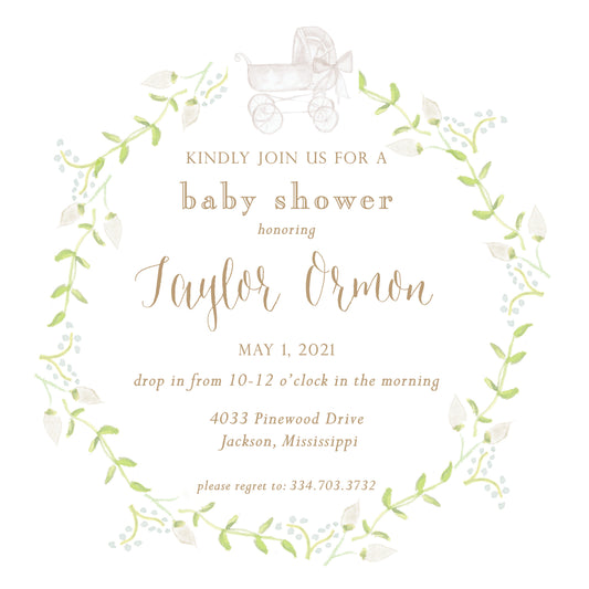 Pram Invitation