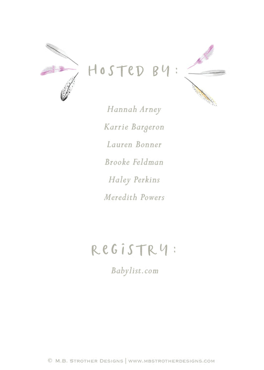 Birds of a Feather Invitation