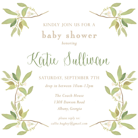 Dogwood Square Invitation
