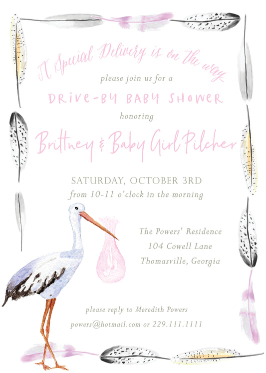 Birds of a Feather Invitation