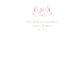 Bunny Invitation with Abstract Background