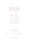 Bunny Invitation with Abstract Background