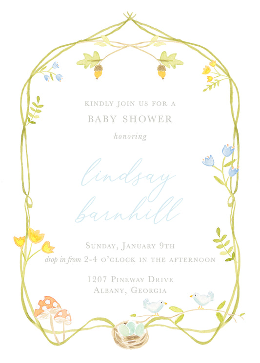 Woodland Invitation