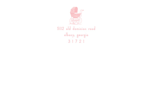 Classic Pram Invitation