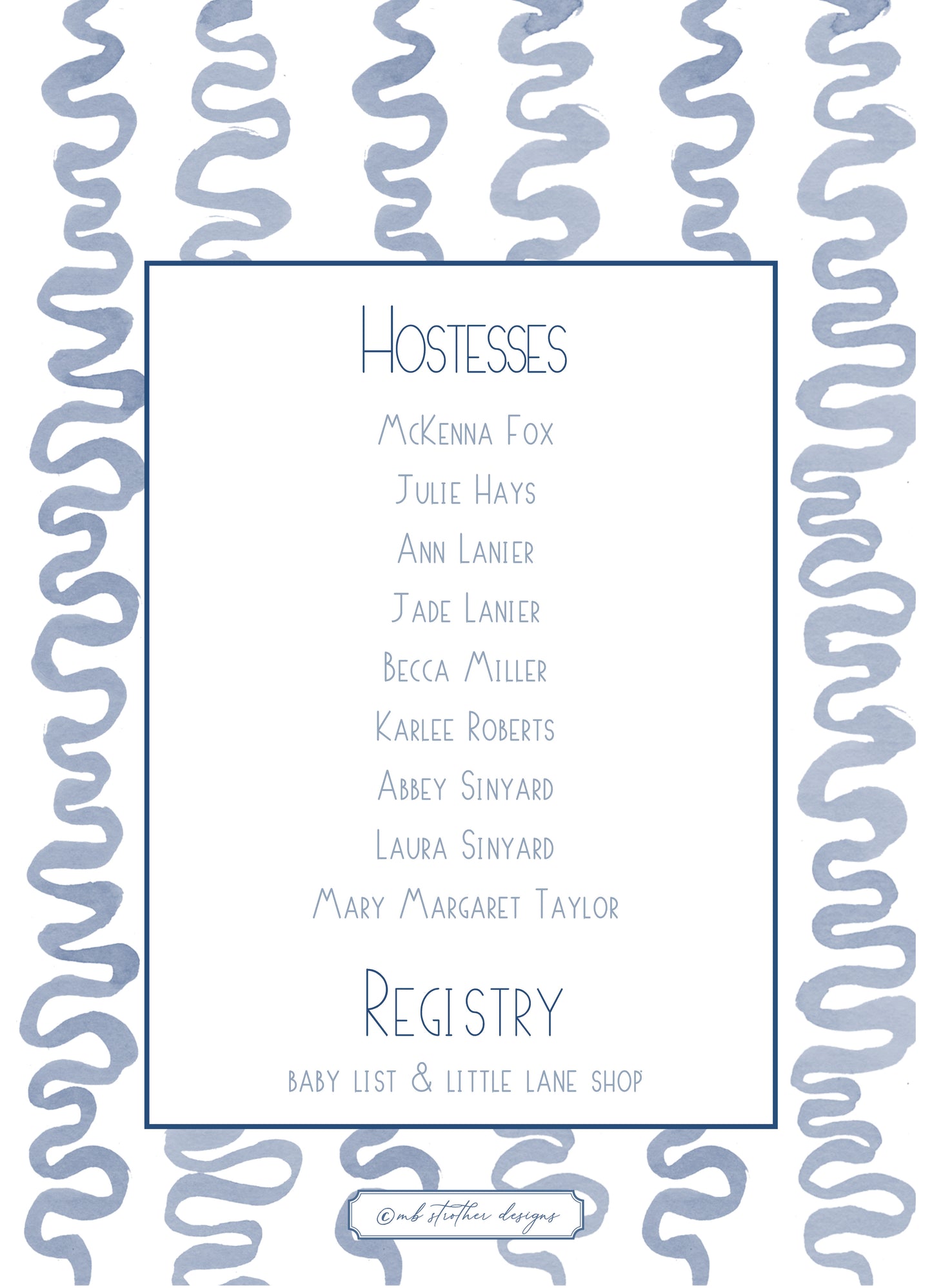 Abstract Watercolor Invitation