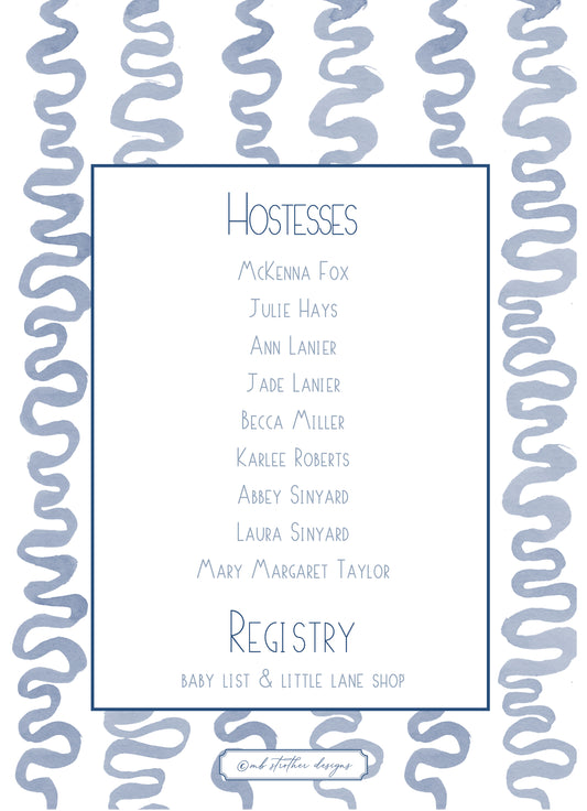 Abstract Watercolor Invitation