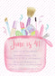 Makeup Bag Invitation