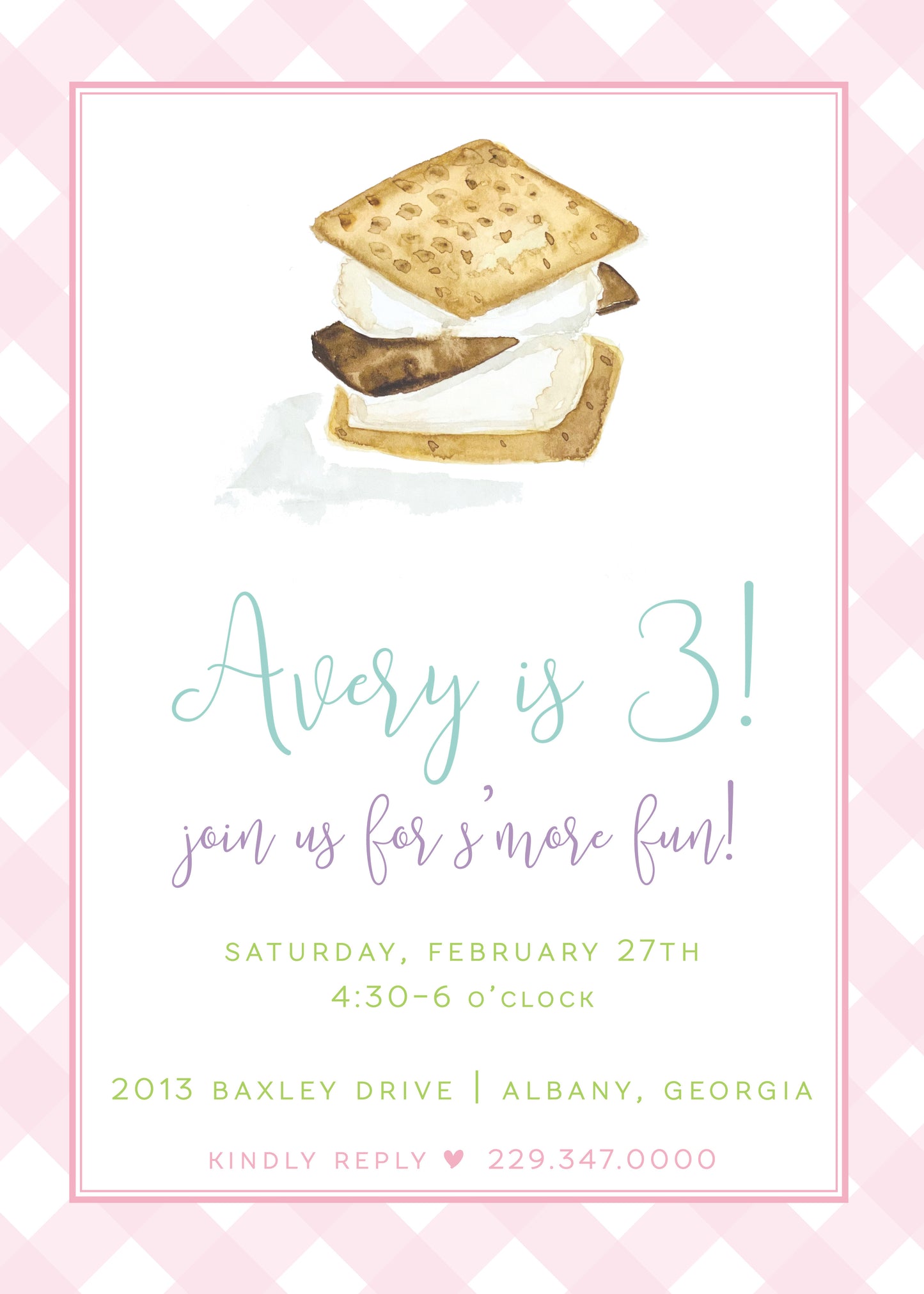 S'more Fun Invitation