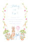 Peter Rabbit Garden Party Invitation
