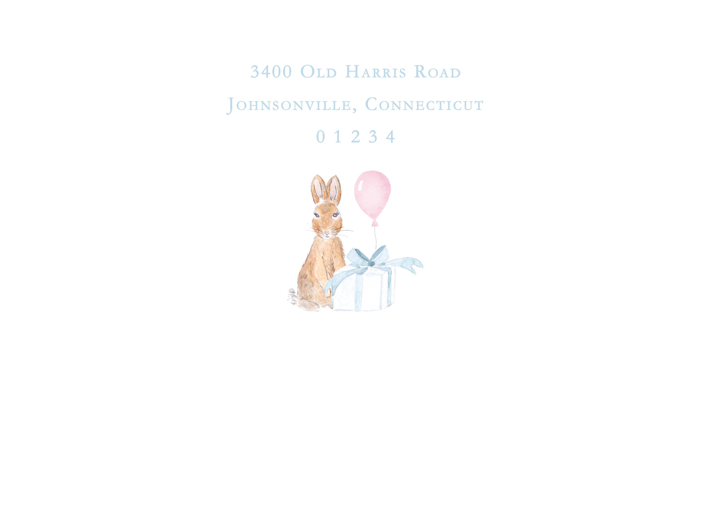 Peter Rabbit Garden Party Invitation