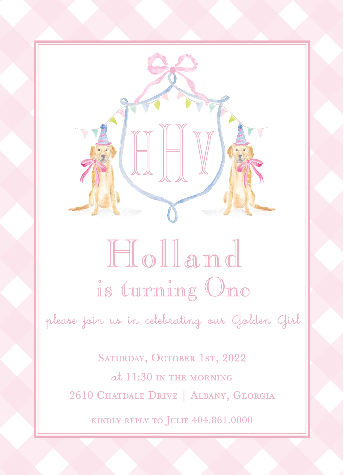 Puppy Party Invitation