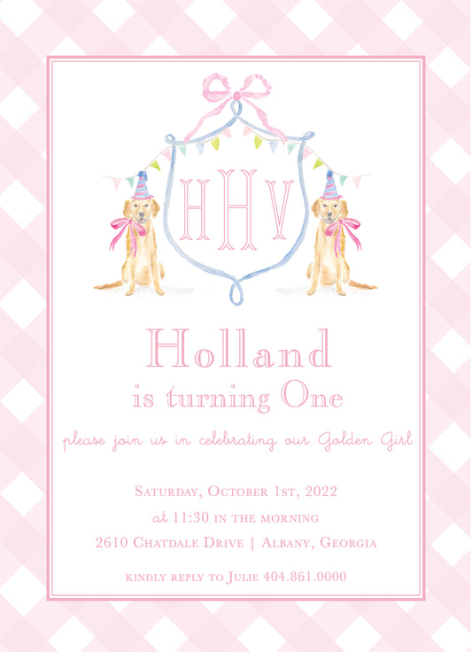 Puppy Party Invitation