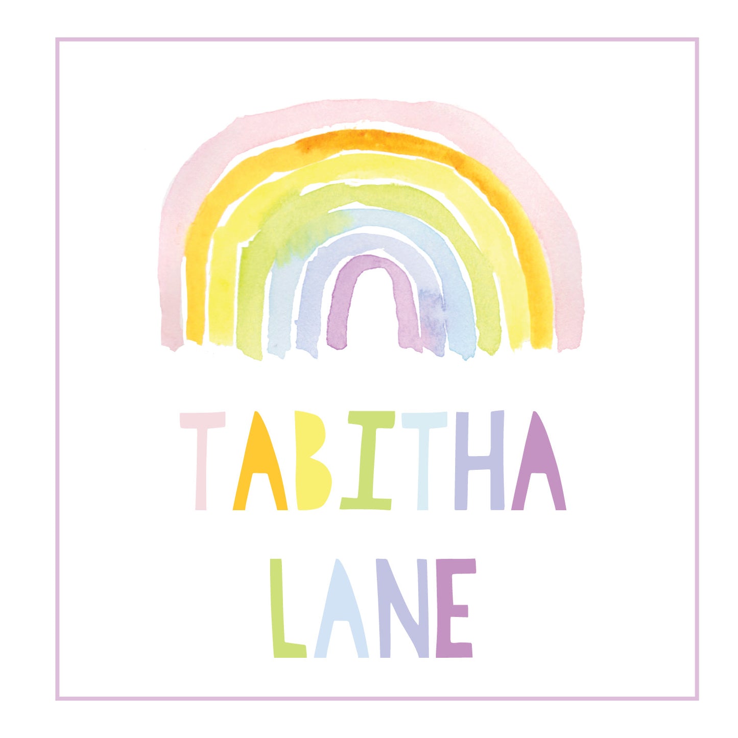 Rainbow Enclosure Card