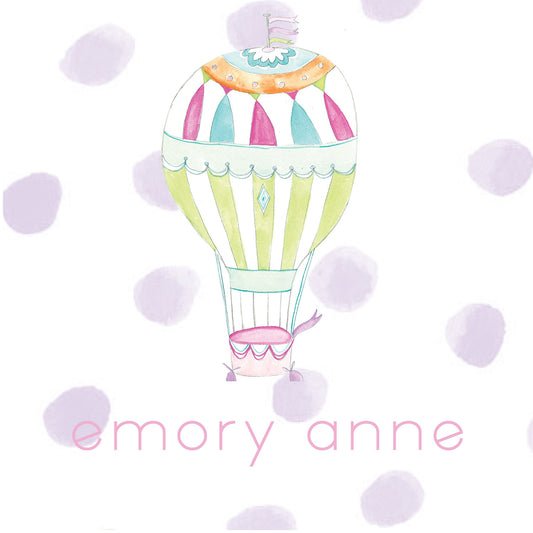 Hot Air Balloon Enclosure Card