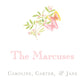 Pink Butterfly Border Enclosure Card