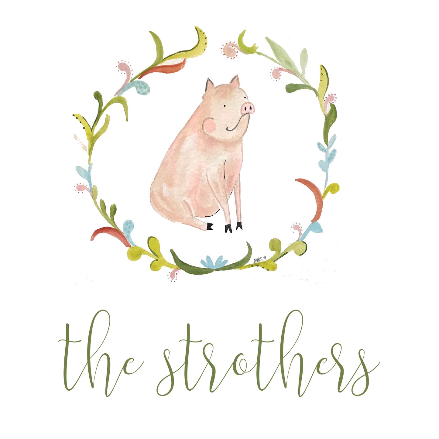 Pig Enclosure Card