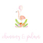 Birthday Flamingo Enclosure Card