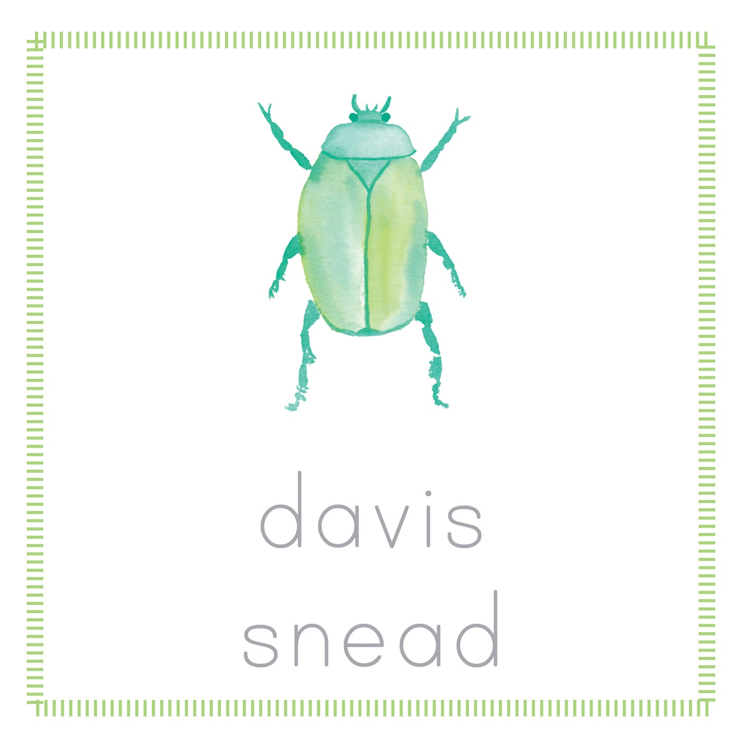 Beetle Enclosure Card