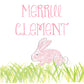 Bunny Rabbit Enclosure Card