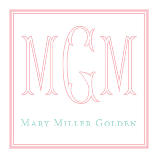 Monogram Enclosure Card