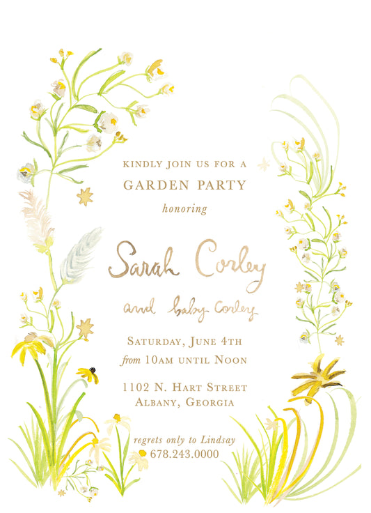 Wildflower Invitation
