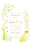 Wildflower Invitation