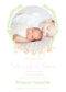 Rosebud Laurel Birth Announcement