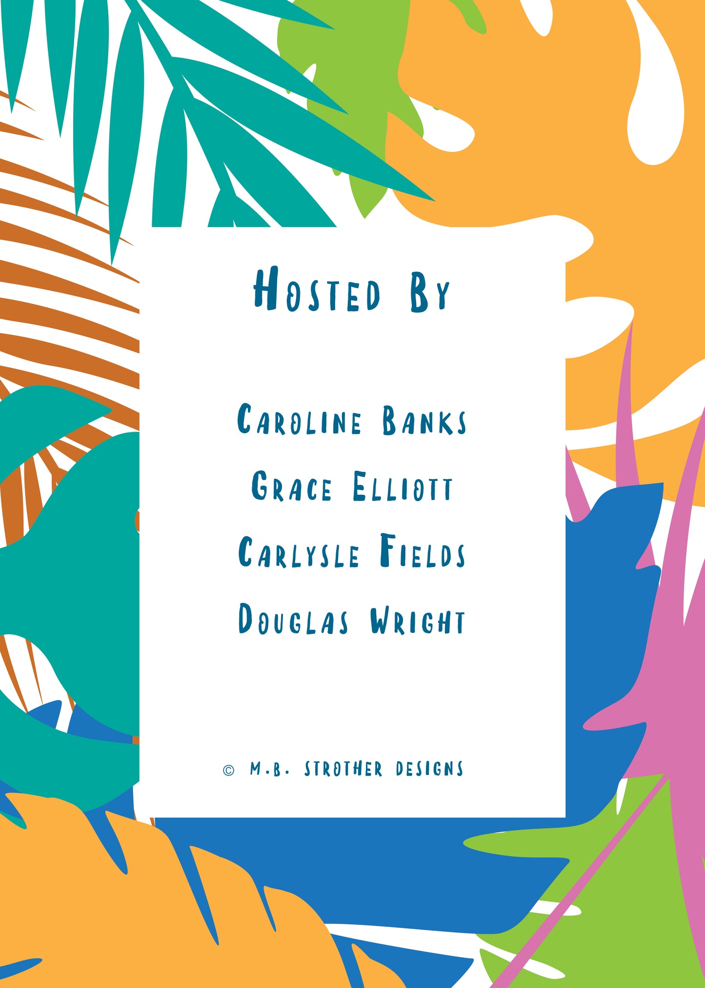 Bright Palm Invitation