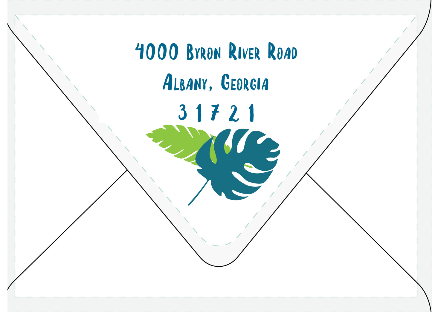 Bright Palm Invitation