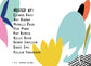 Fun and Funky Abstract Invitation